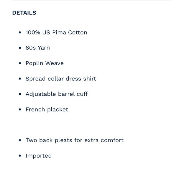 David Donahue Men's White/Blue Dress Shirt Sz. 17 34/35 Exc. Condition! - Picture 15 of 16